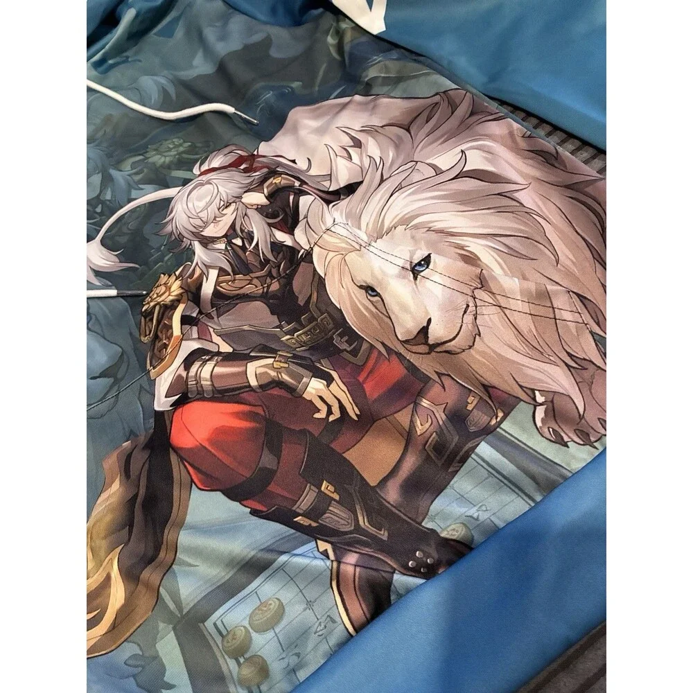 Honkai Star Rail Jing Yuan Hoodie Cosplay Life Anime Pullover Sweatshirt M NWT